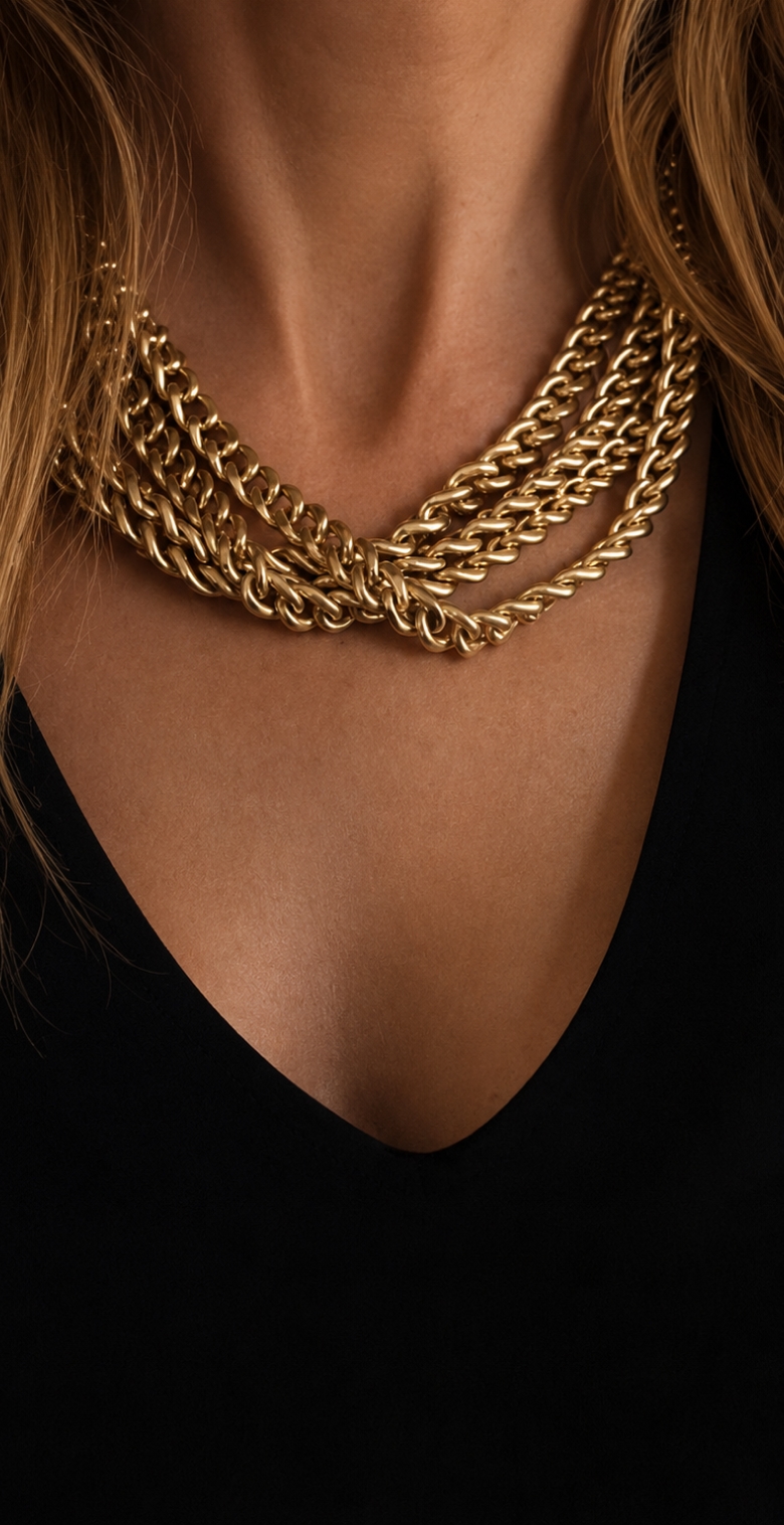 collana-large-chain-multilayer-oro-matte 2